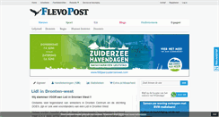 Desktop Screenshot of flevopost.nl